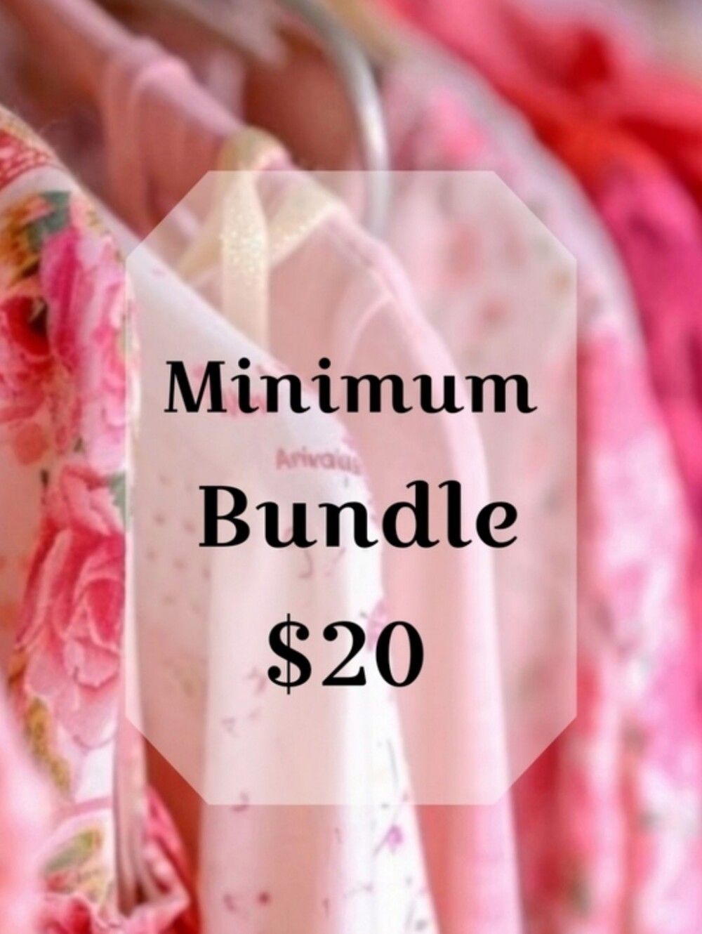 50% Off Closet Sale Minimum Bundle $20